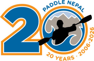 Paddle Nepal 20 years logo